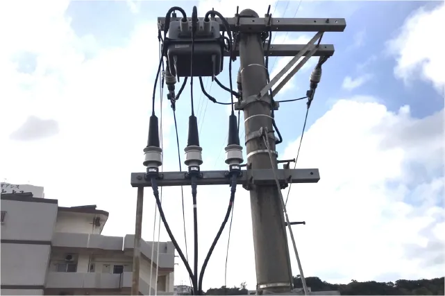 高圧ケーブル改修