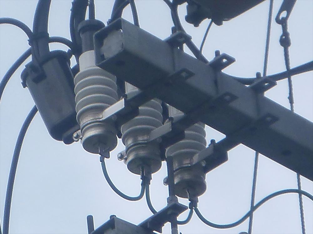 高圧区分開閉器･避雷器取替工事（2016/11月）