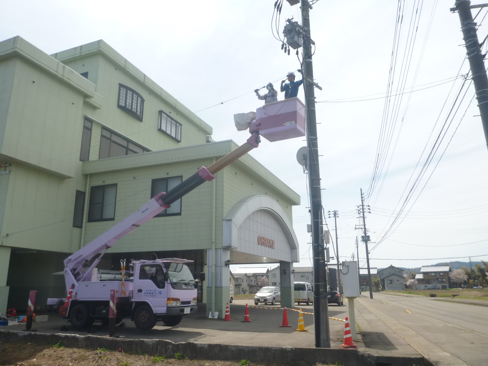 大竹会館　高圧ケーブルルート変更及び更新工事