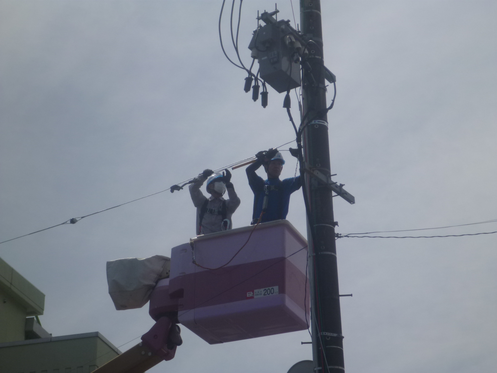 大竹会館　高圧ケーブルルート変更及び更新工事