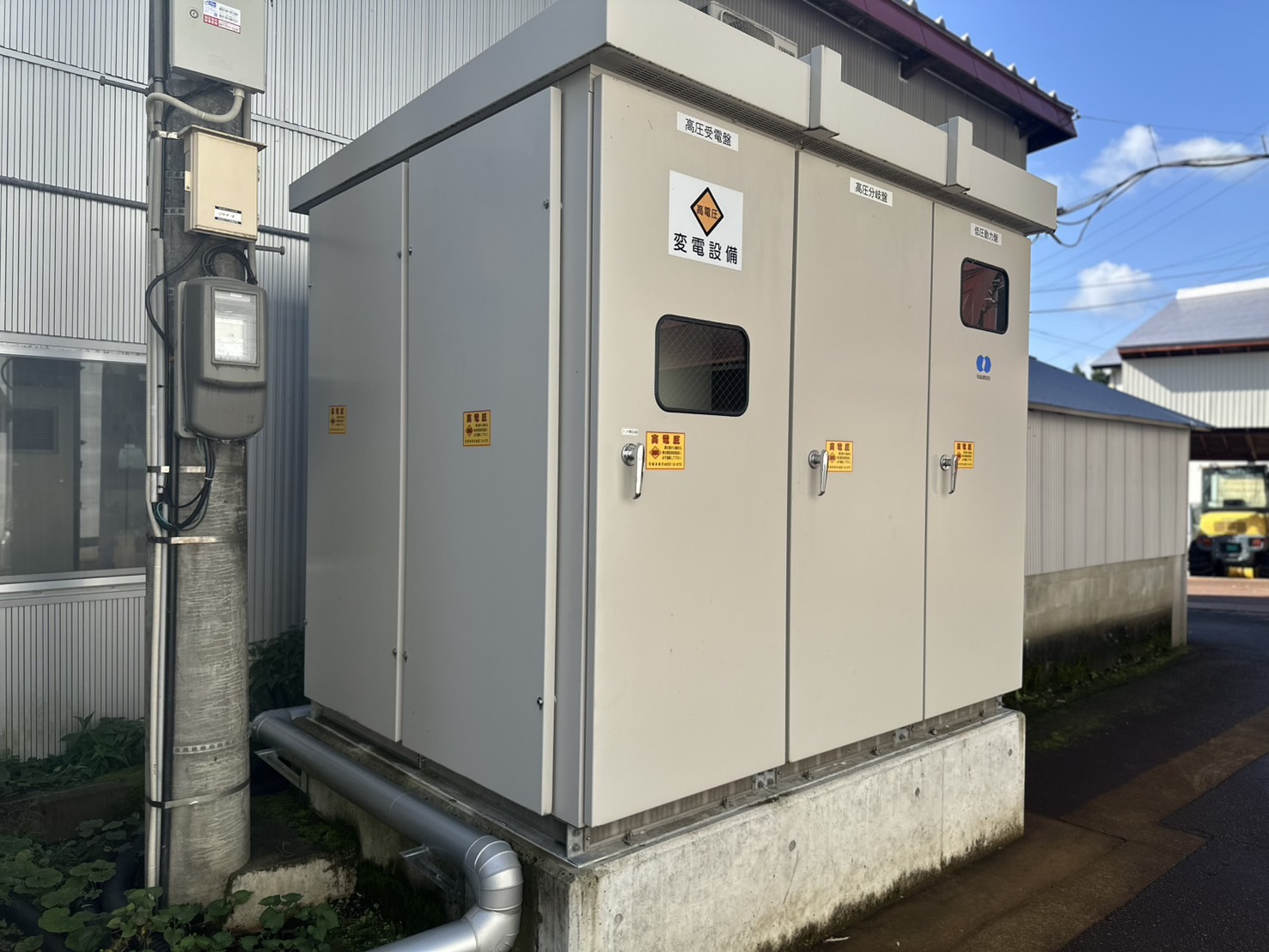 某工場キュービクル増設及びその他付帯工事